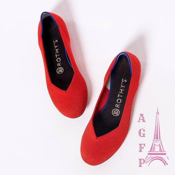Rothy's Shoes - Rothy’s Red Round toes ballet flats